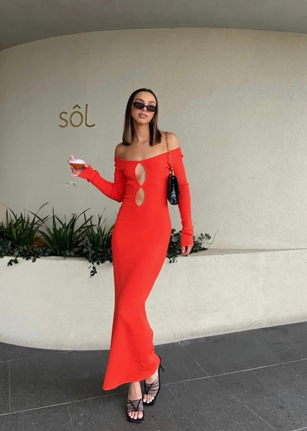 Sir The Label Petit Palace Maxi in Orange
