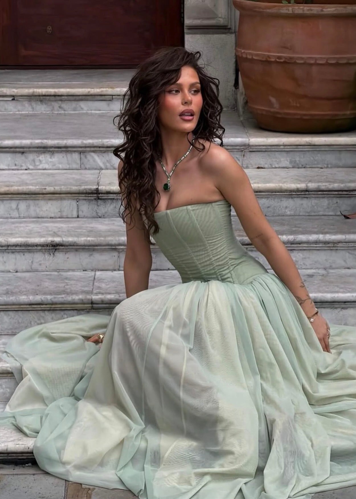 WF Magic Muse Maxi Dress in Mint
