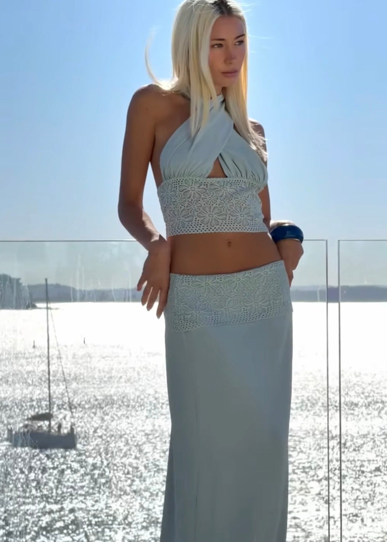 Solamusa Isla Set in Blue