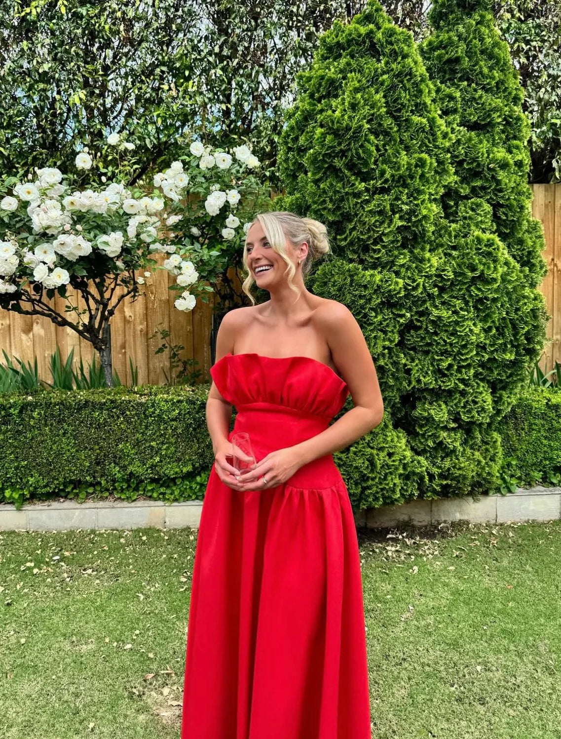 Elliat Laurel Dress in Red