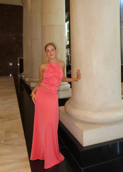 Donna’s Daughter Suki Set in Coral