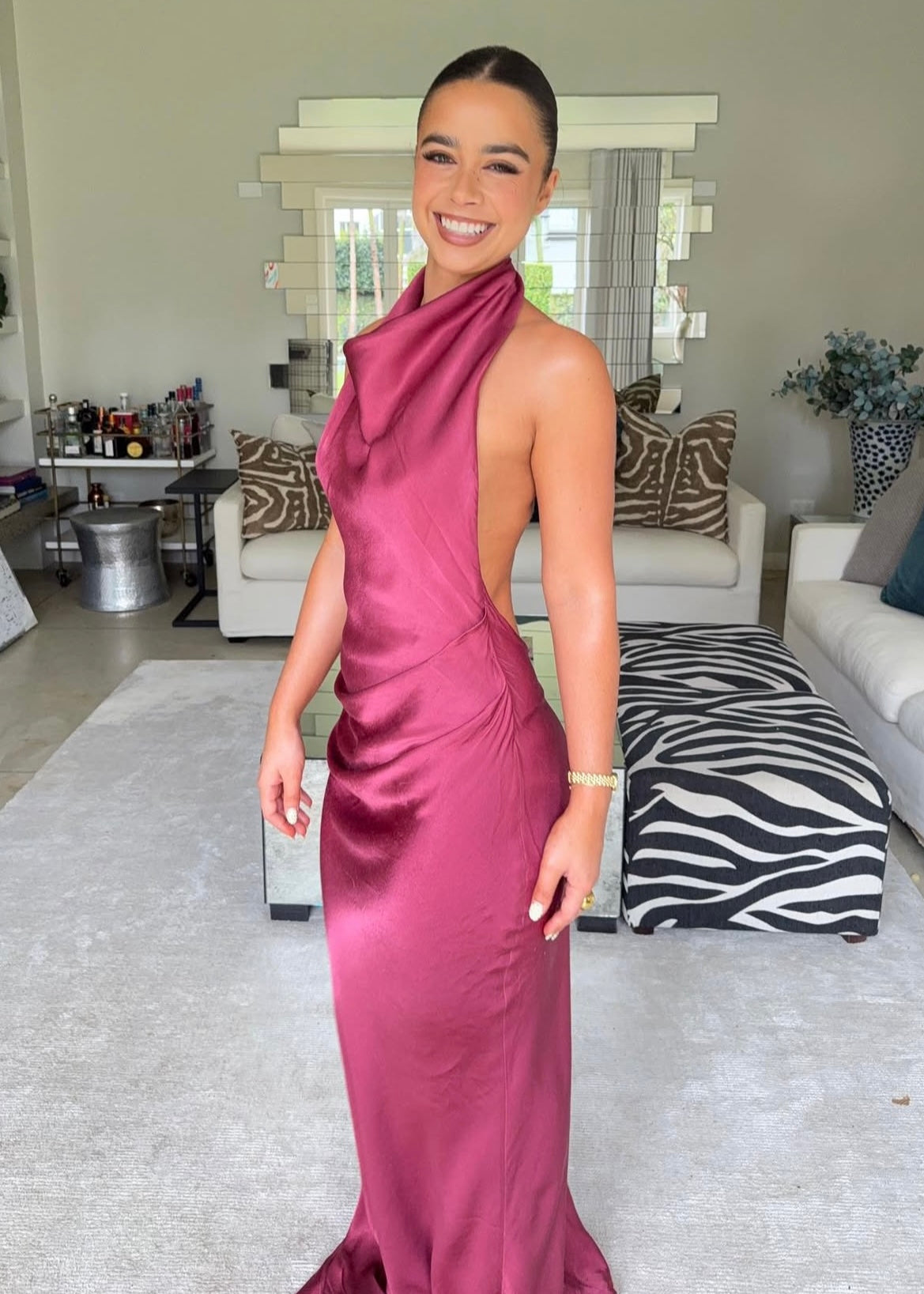 Arcina Ori Gaia Dress in Plum