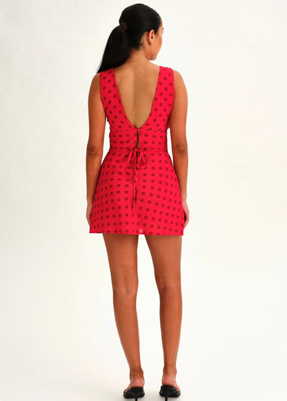 Dear Frankie/Sabelle The Label Margot Mini in Scarlet