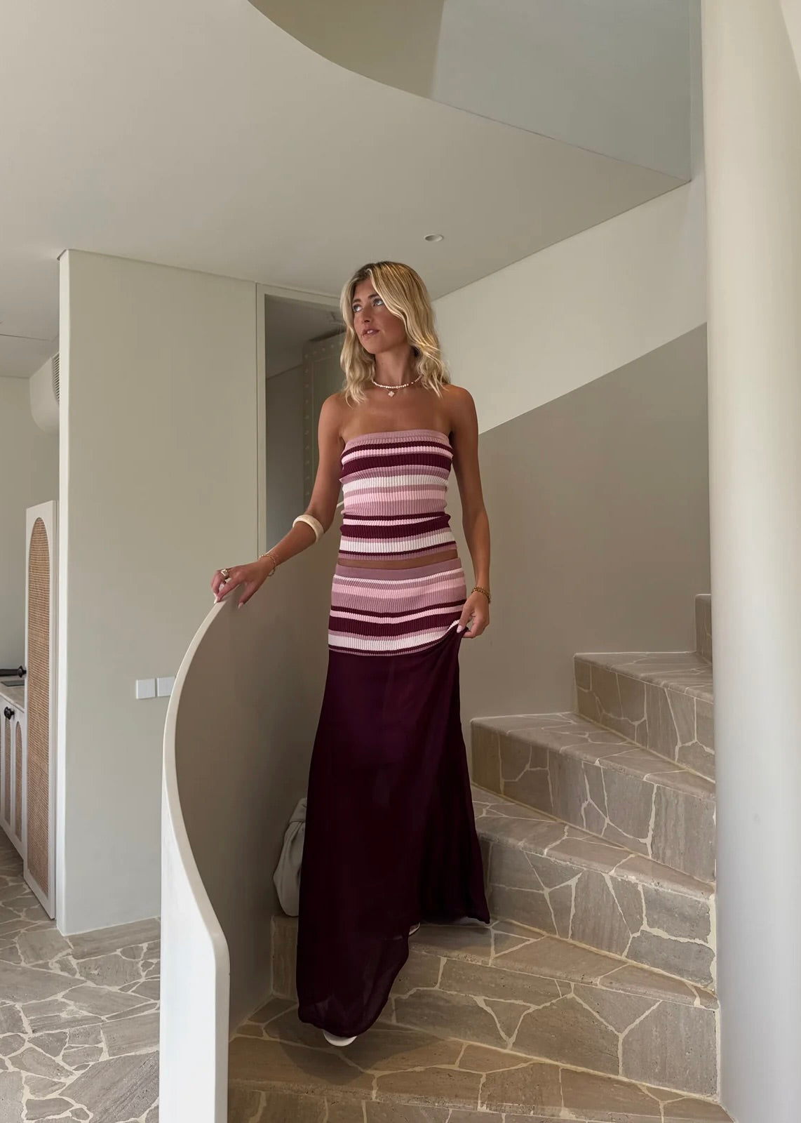 Desero Jacare Sardinia Set in Rose