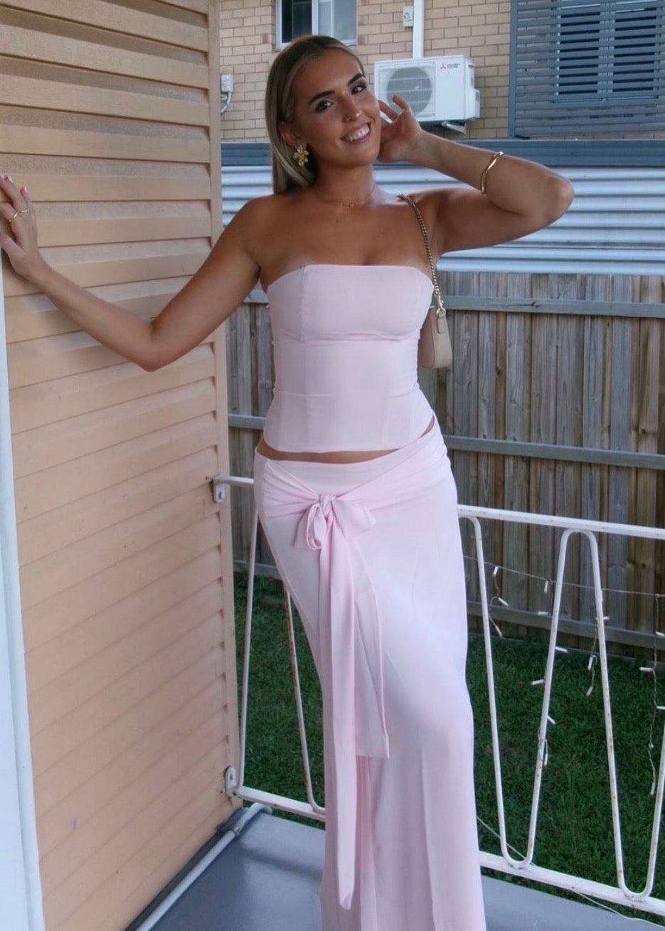 Dear Frankie The Label Charlotte Set in Ballerina Pink
