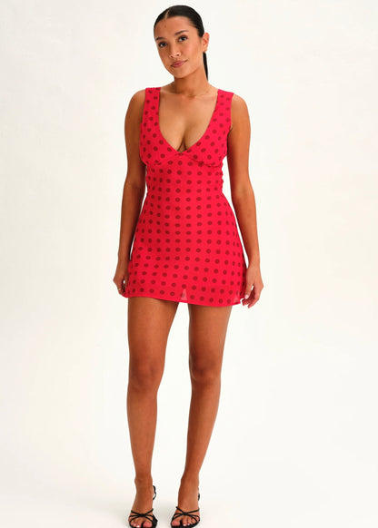 Dear Frankie/Sabelle The Label Margot Mini in Scarlet
