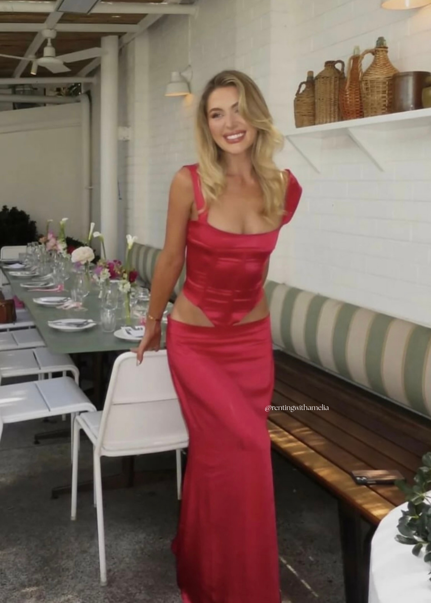 I Am Delilah Valerie Set in Cherry