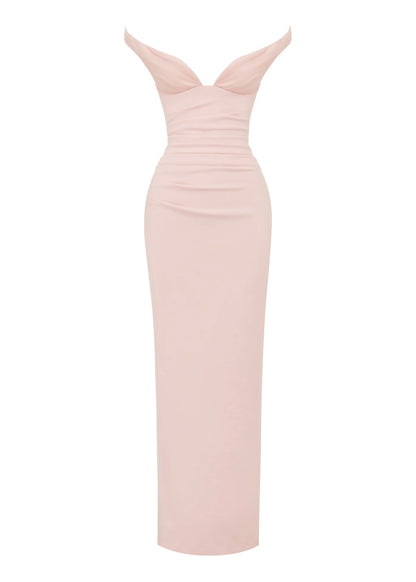 Babyboo Abigail Maxi Dress in Bluch Pink