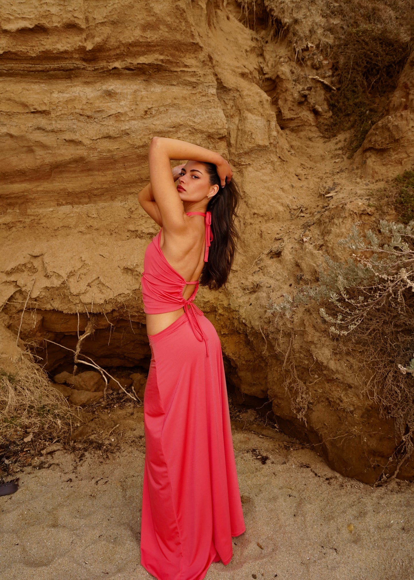 Donna’s Daughter Suki Set in Coral