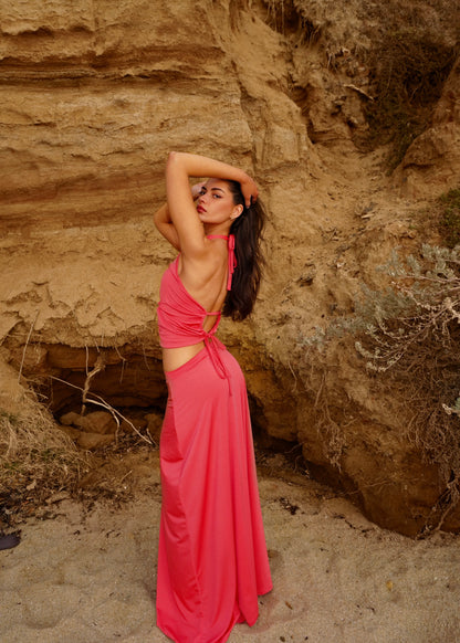 Donna’s Daughter Suki Set in Coral