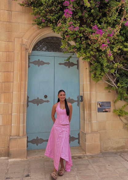 I Am Delilah Sabrina Set in Sangria Pink