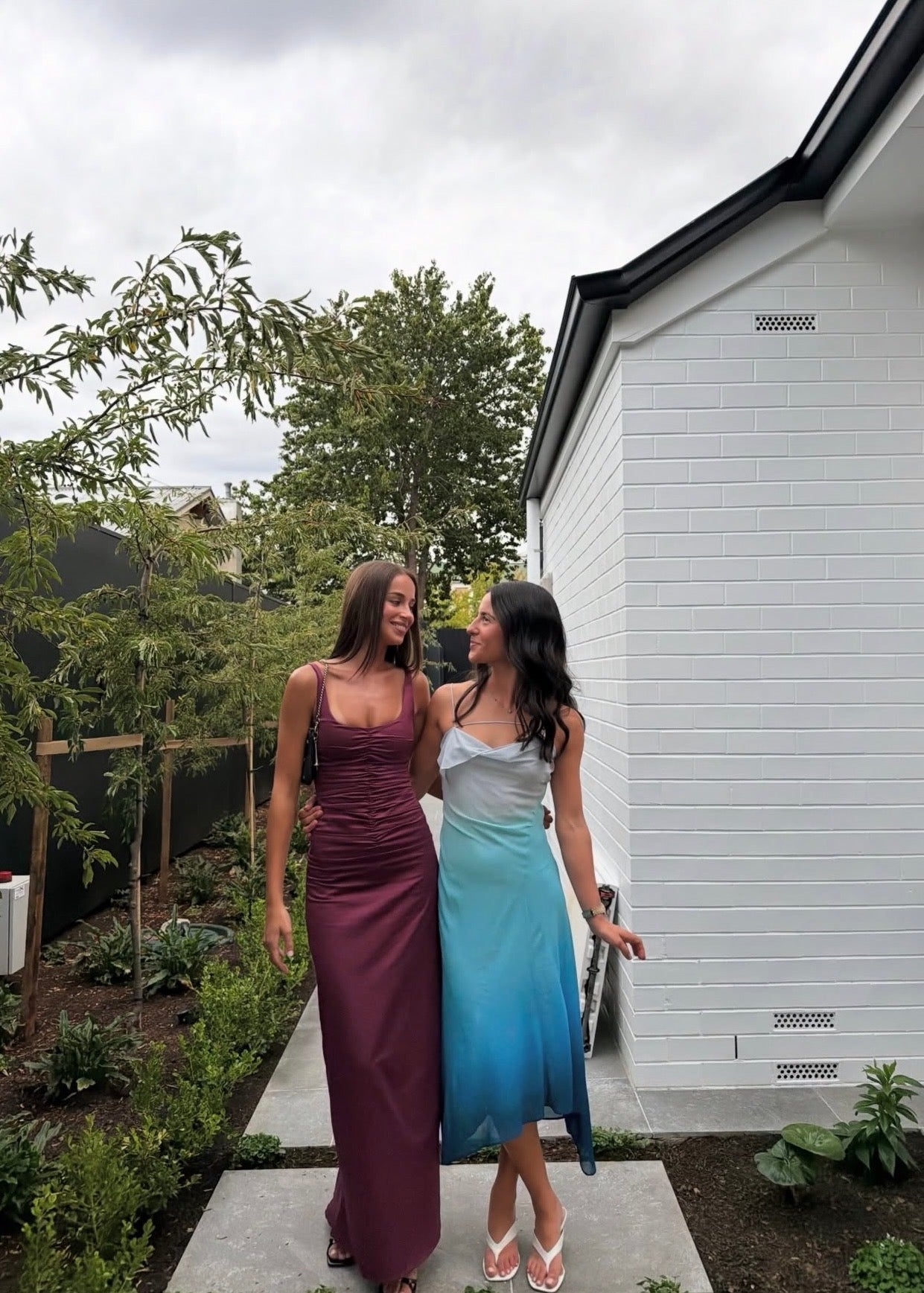 Ance Gria Atlein Gown in Plum