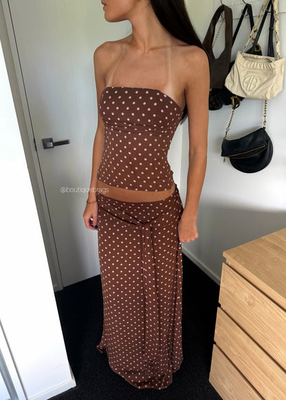 Dear Frankie The Label Charlotte Set in Cocoa