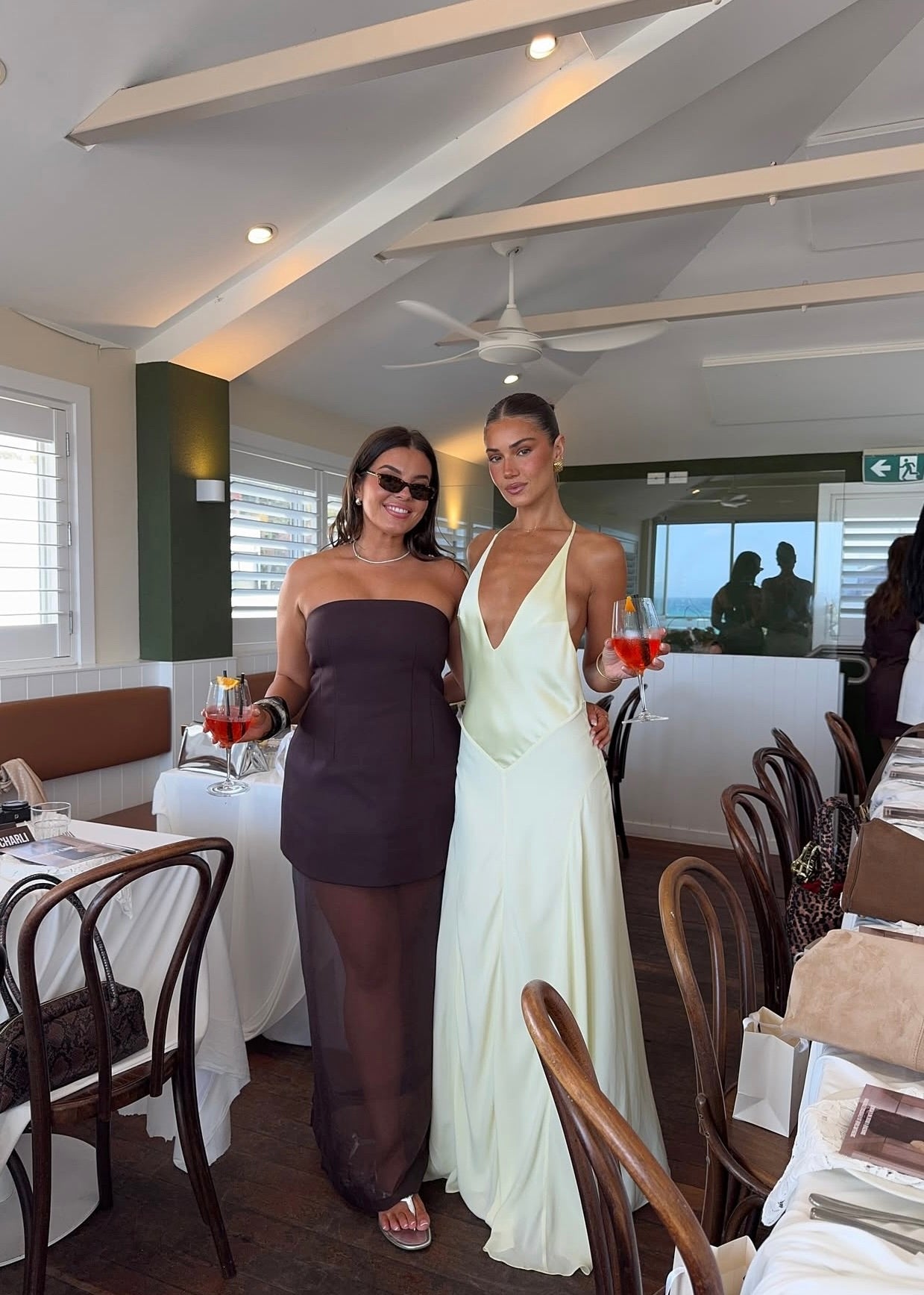 Sneaky Link x Jaz Hand V Neck Butter Maxi