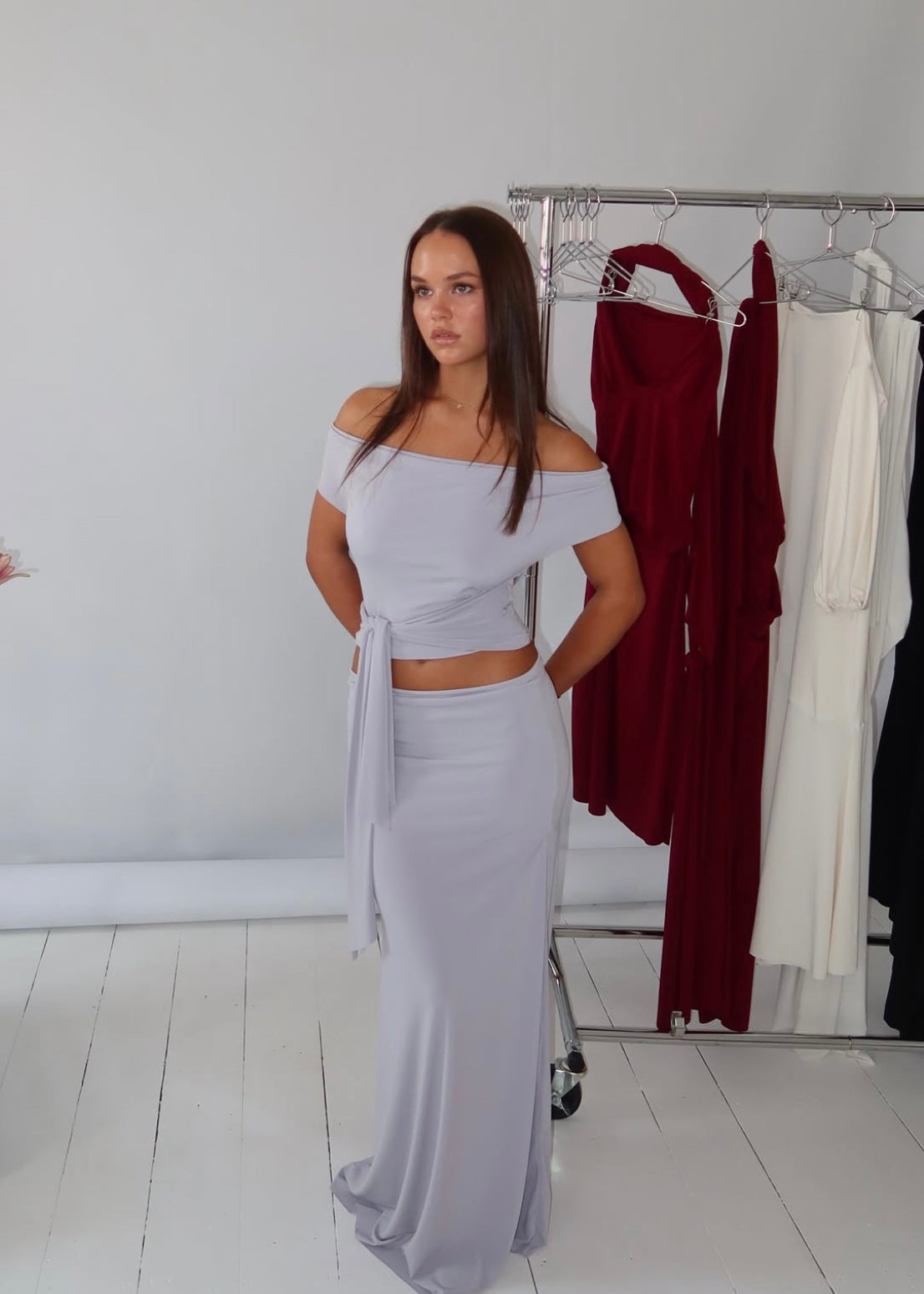 La Marie Raya Set in Grey