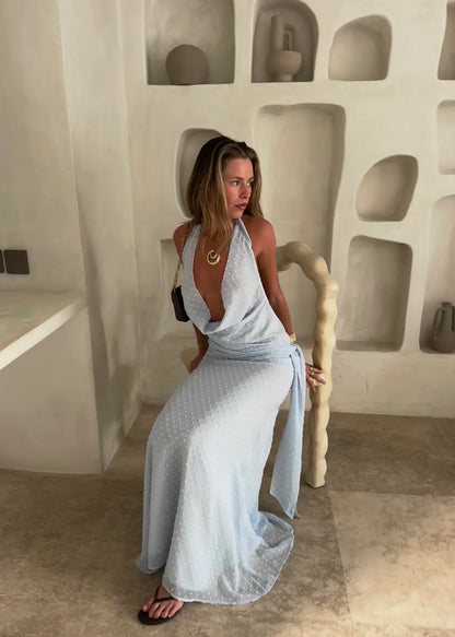 Desero Jacare Bellagio Dress in Blue