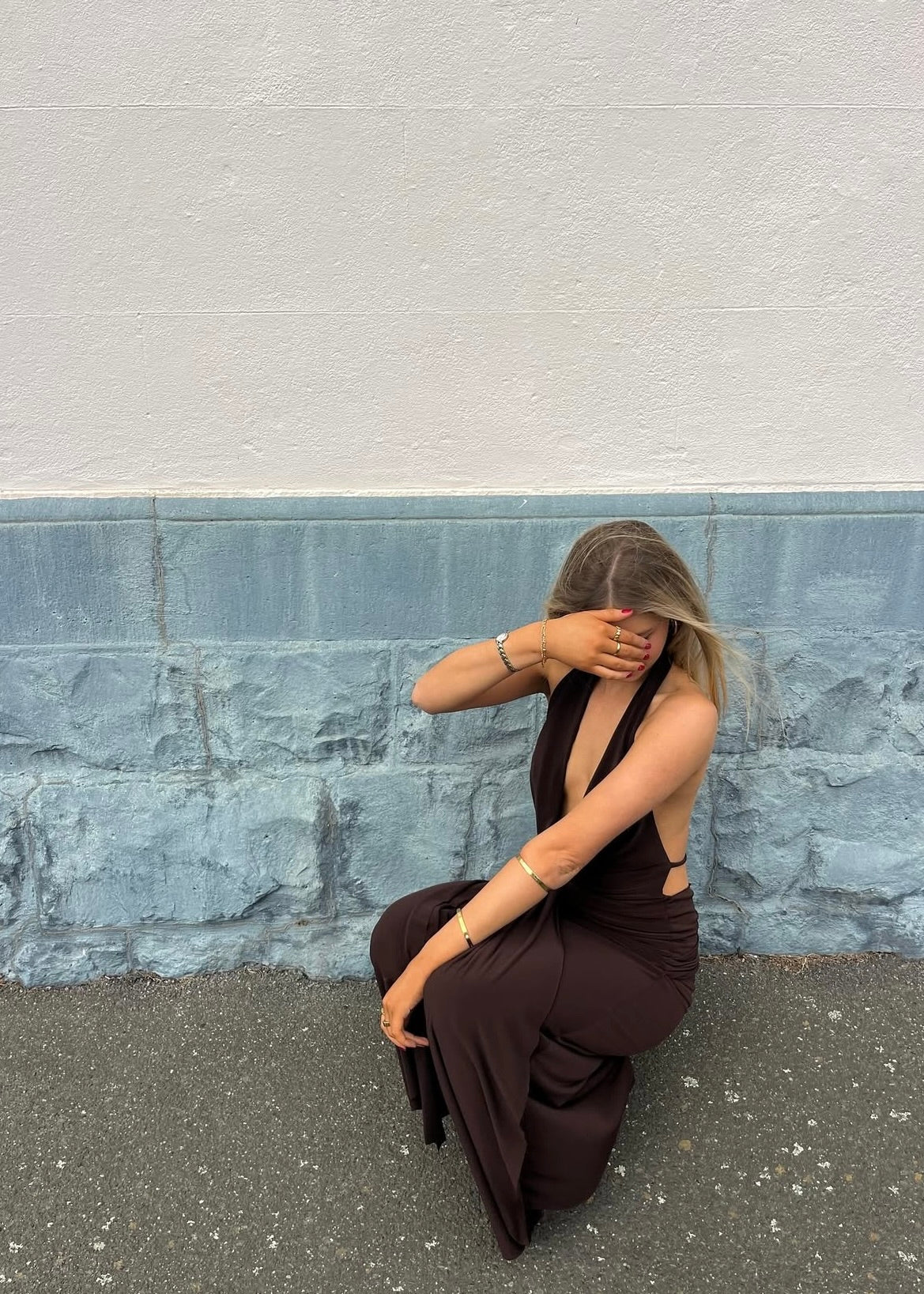 La Marie Nadia Dress in Brown