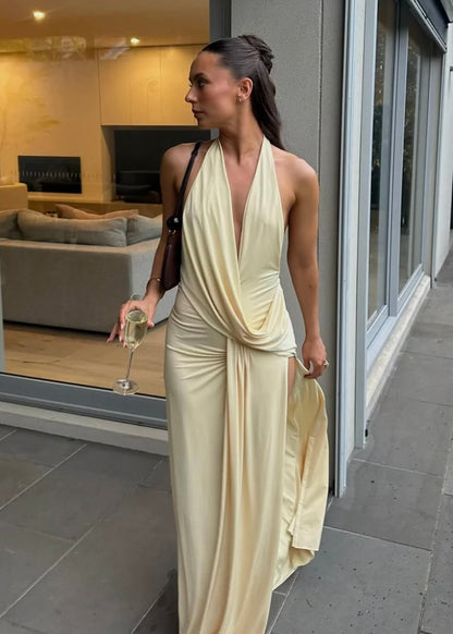Natalie Rolt Winona Gown in Lemon