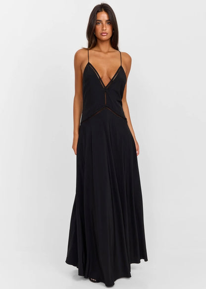 Sasha Therese Posey Maxi in Black