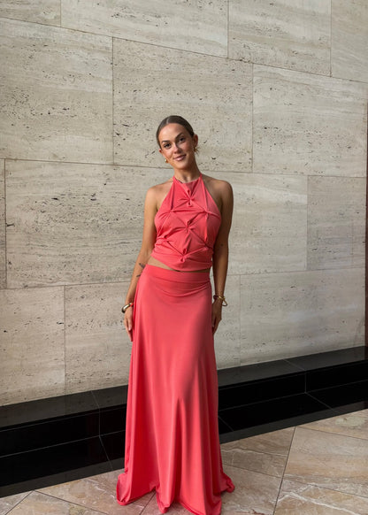 Donna’s Daughter Suki Set in Coral