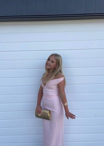 Babyboo Abigail Maxi Dress in Bluch Pink