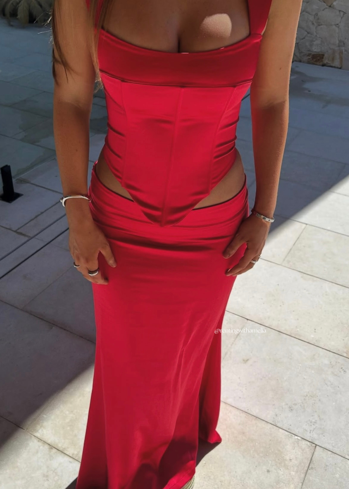 I Am Delilah Valerie Set in Cherry