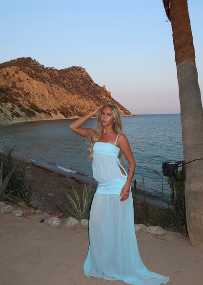 Ance Gria Romeo Gown in Aqua