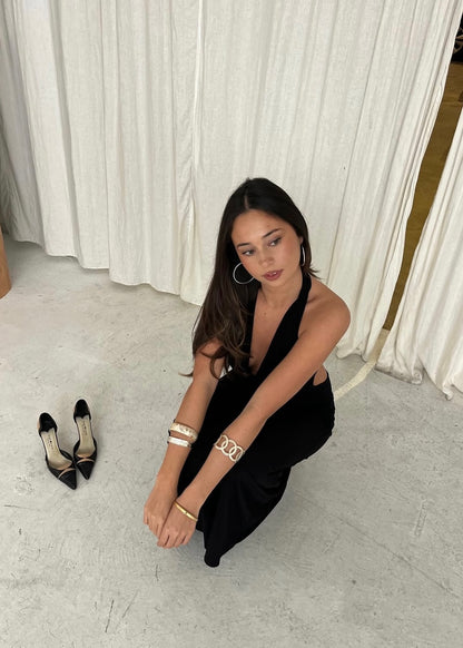 La Marie Nadia Dress in Black