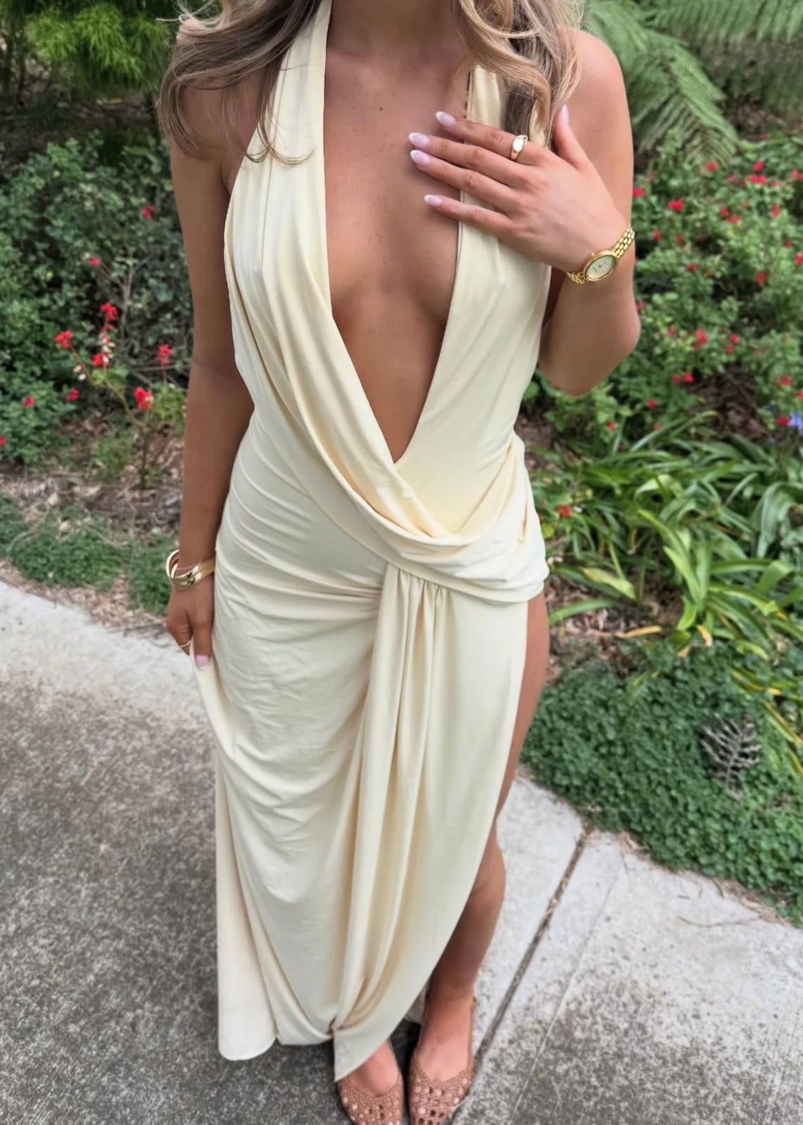 Natalie Rolt Winona Gown in Lemon