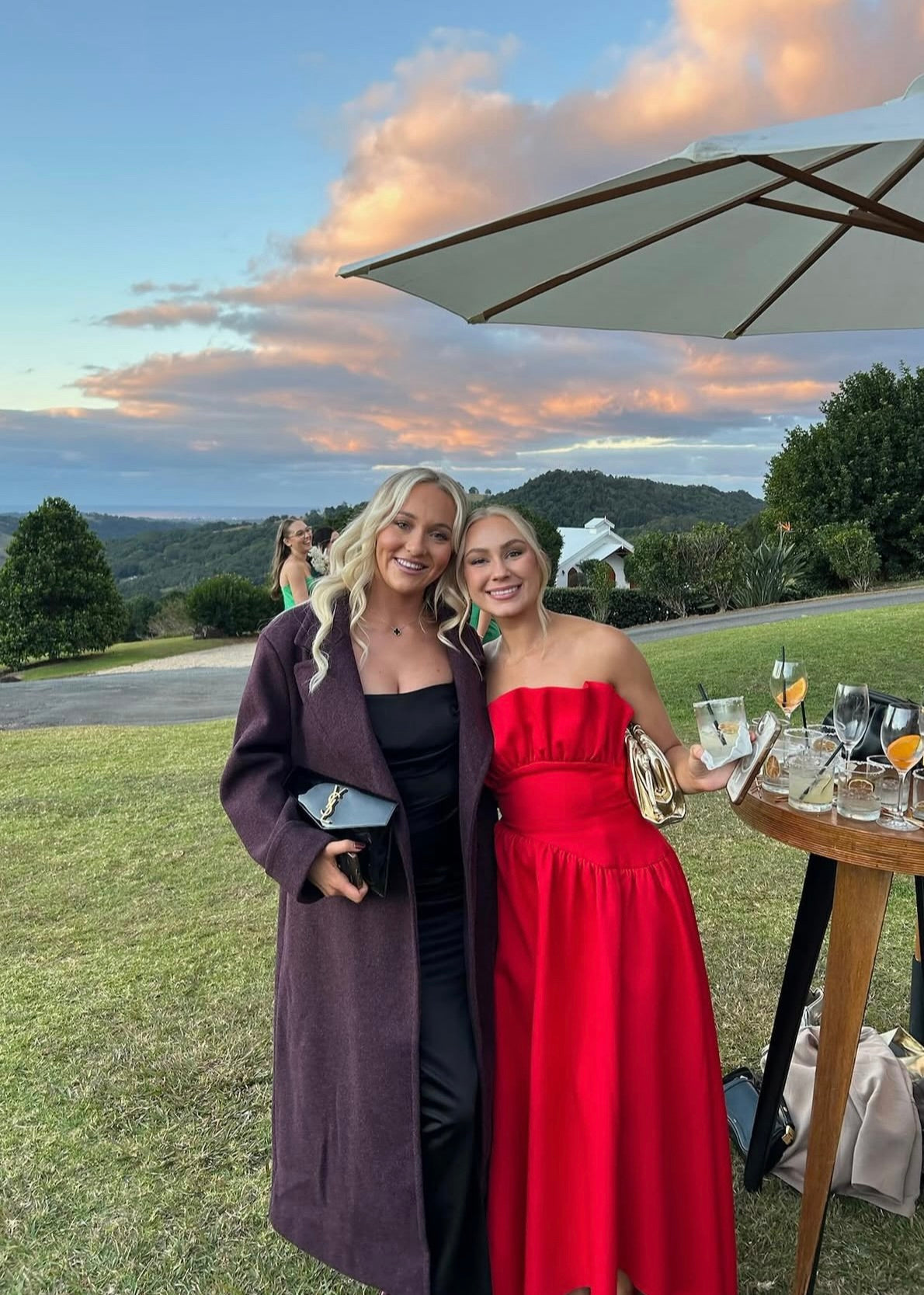 Elliat Laurel Dress in Red