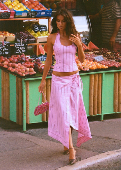 I Am Delilah Sabrina Set in Sangria Pink