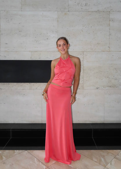Donna’s Daughter Suki Set in Coral