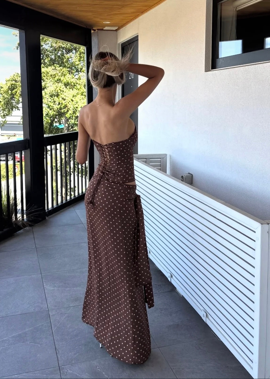 Dear Frankie The Label Charlotte Set in Cocoa