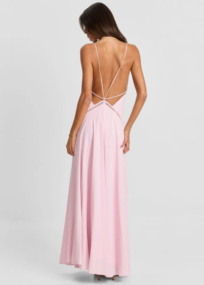 Sasha Therese Posey Maxi in Pink