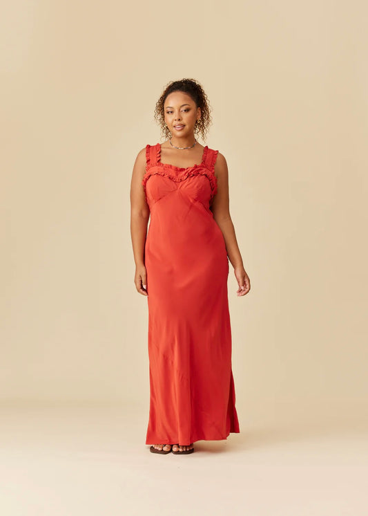 Ruby Passionfruit Firewhirl Dress