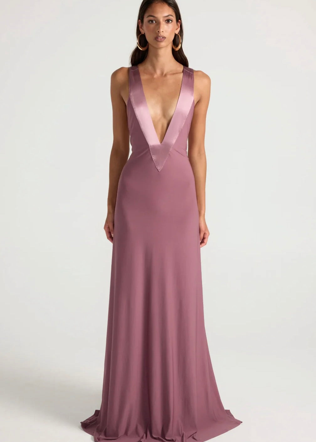 Ance Gria Rosa Gown in Purple