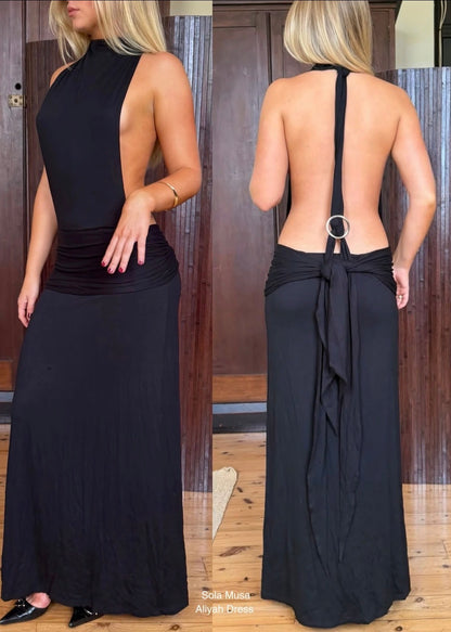 Solamusa Aliyah Maxi in Ink