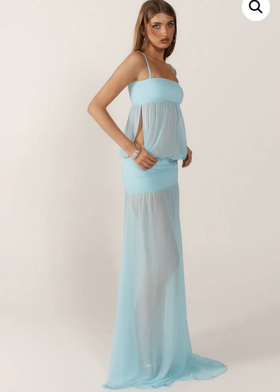 Ance Gria Romeo Gown in Aqua