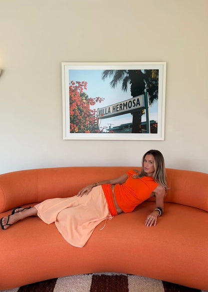 Desero Jacare Provence Dress in Orange