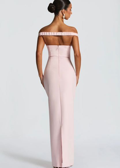 Babyboo Abigail Maxi Dress in Bluch Pink