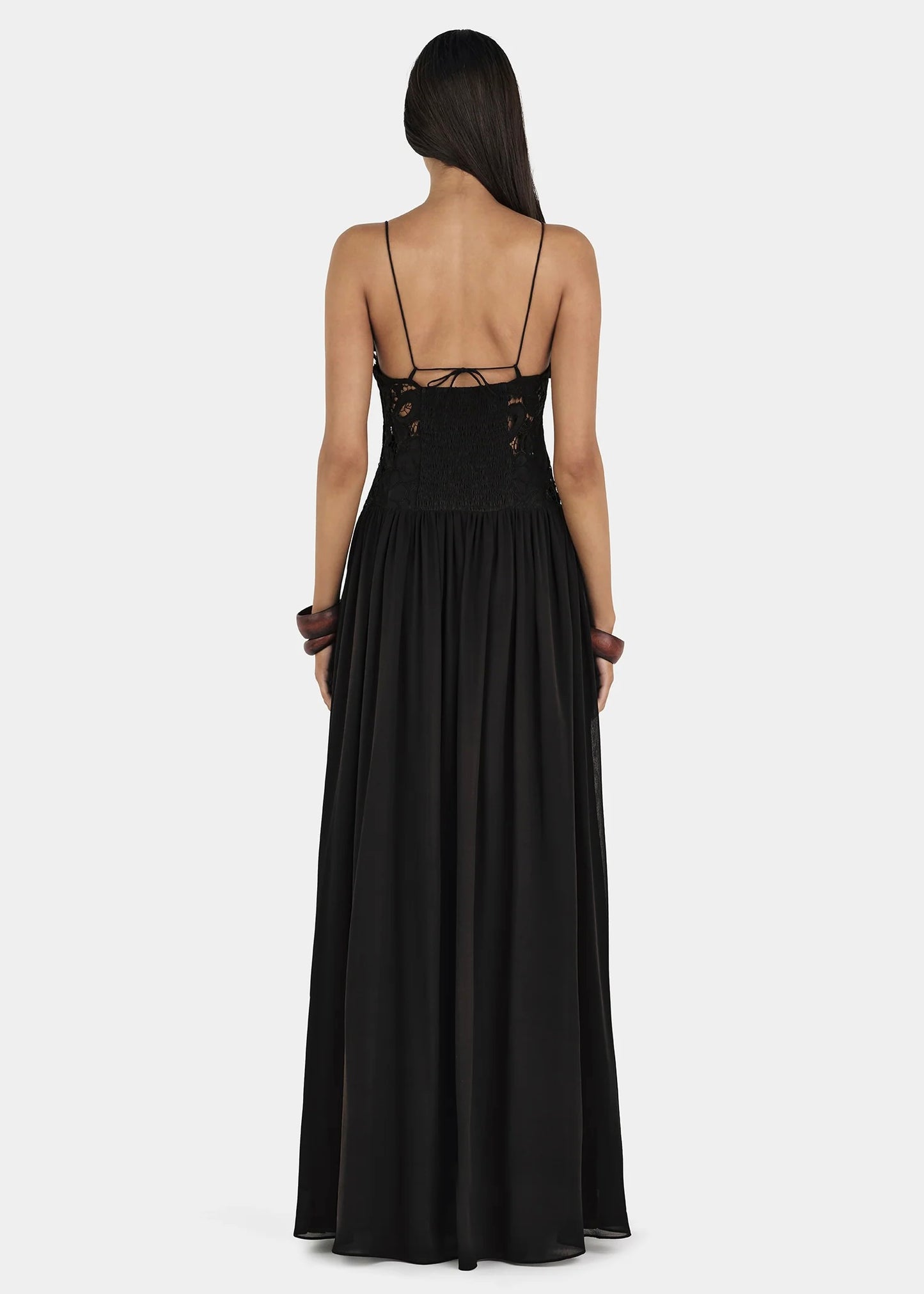 Hansen and Gretel Stephanie Maxi Dress in Black