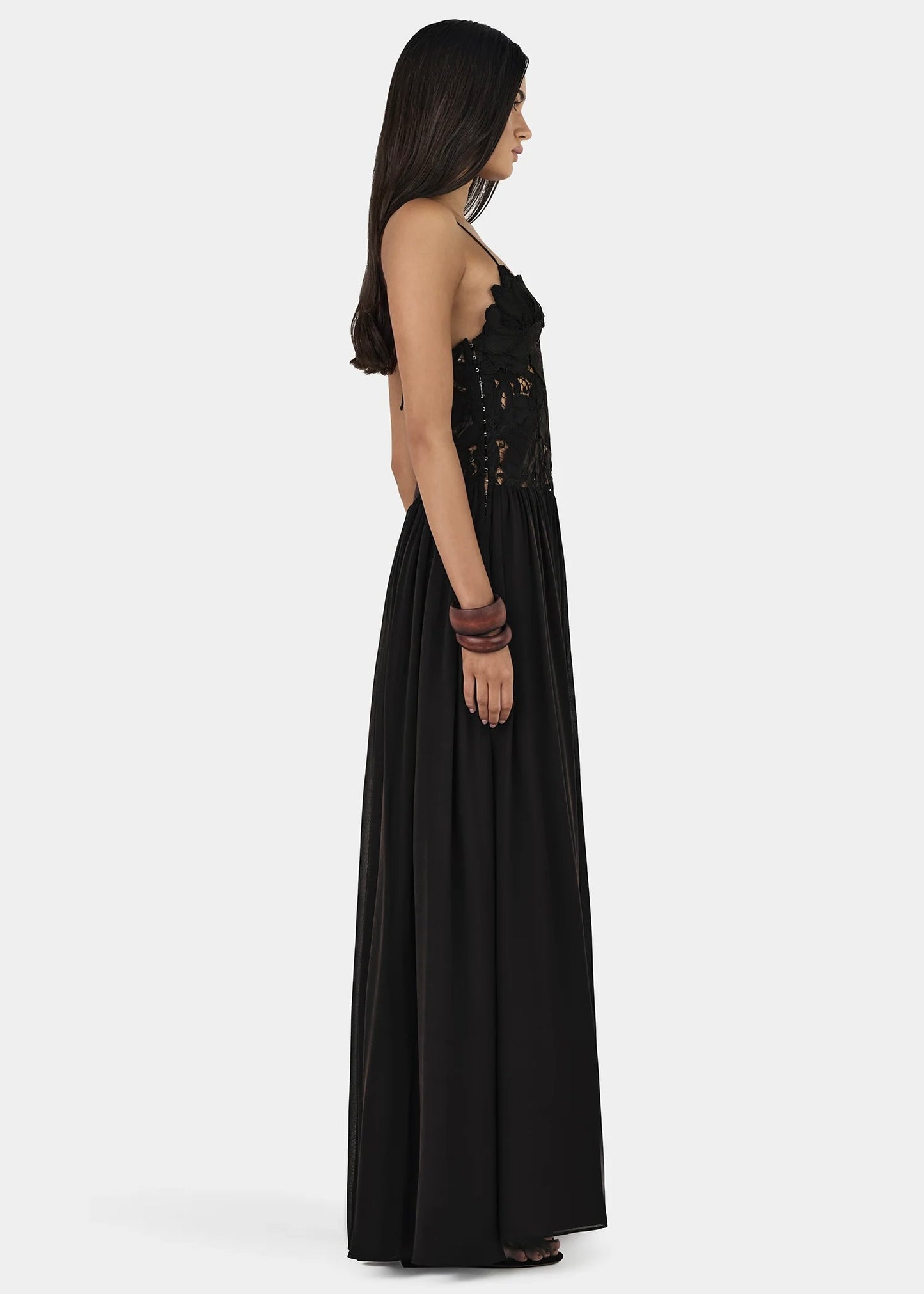 Hansen and Gretel Stephanie Maxi Dress in Black