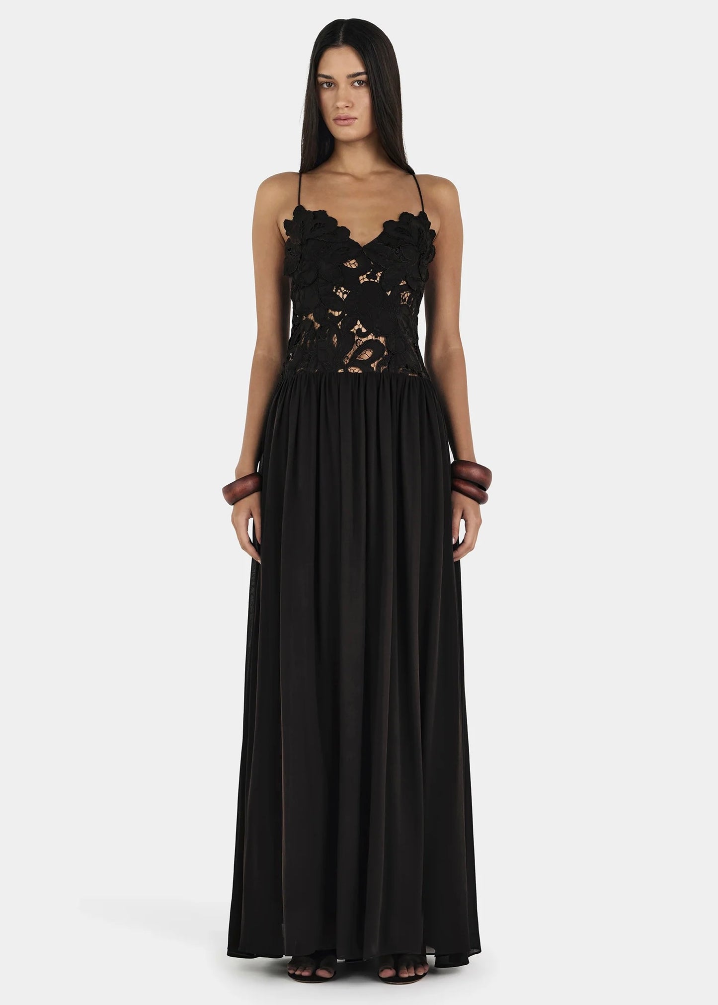 Hansen and Gretel Stephanie Maxi Dress in Black