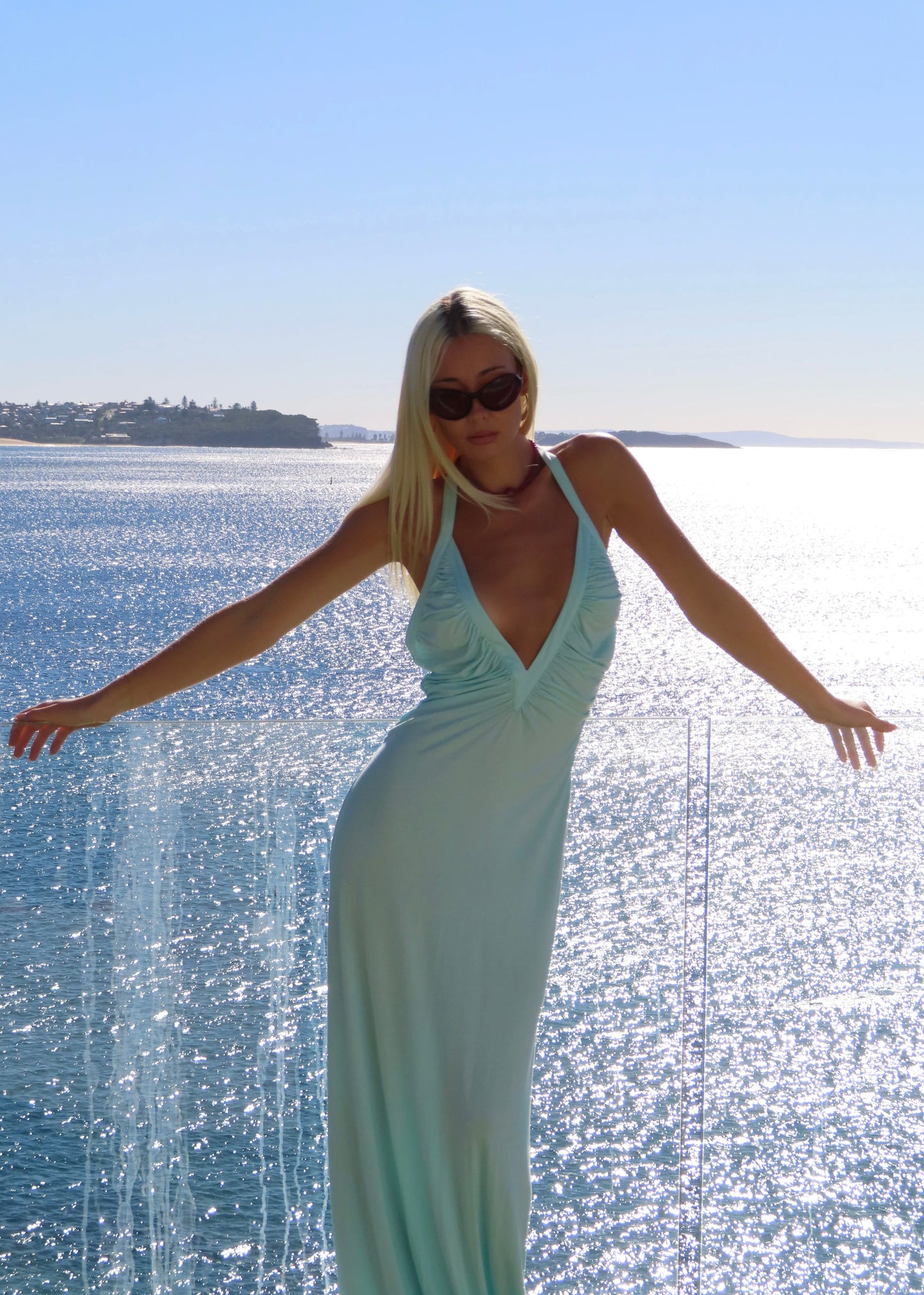 Solamusa Angelina Maxi in Aqua