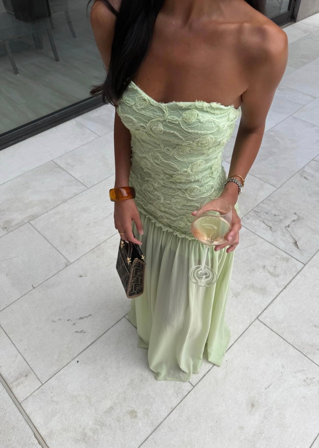 Jefre Sei Renata Dress in Mint