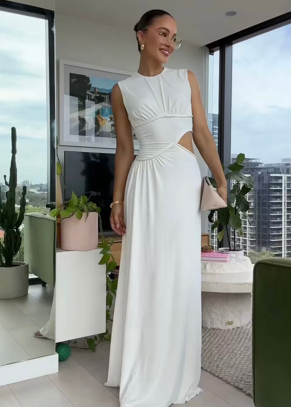 MISHA Sierra Cupro Dress