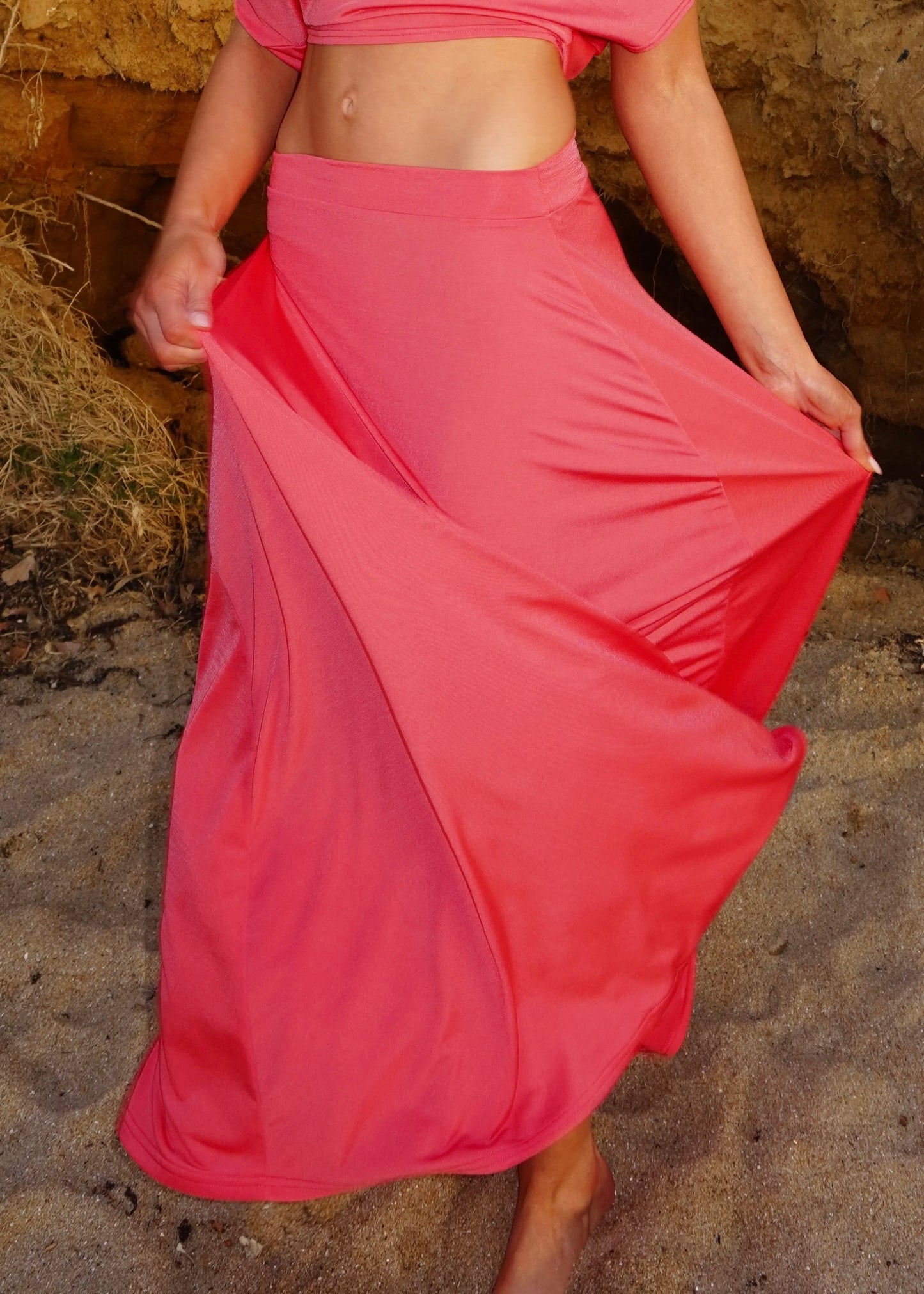 Donna’s Daughter Suki Set in Coral