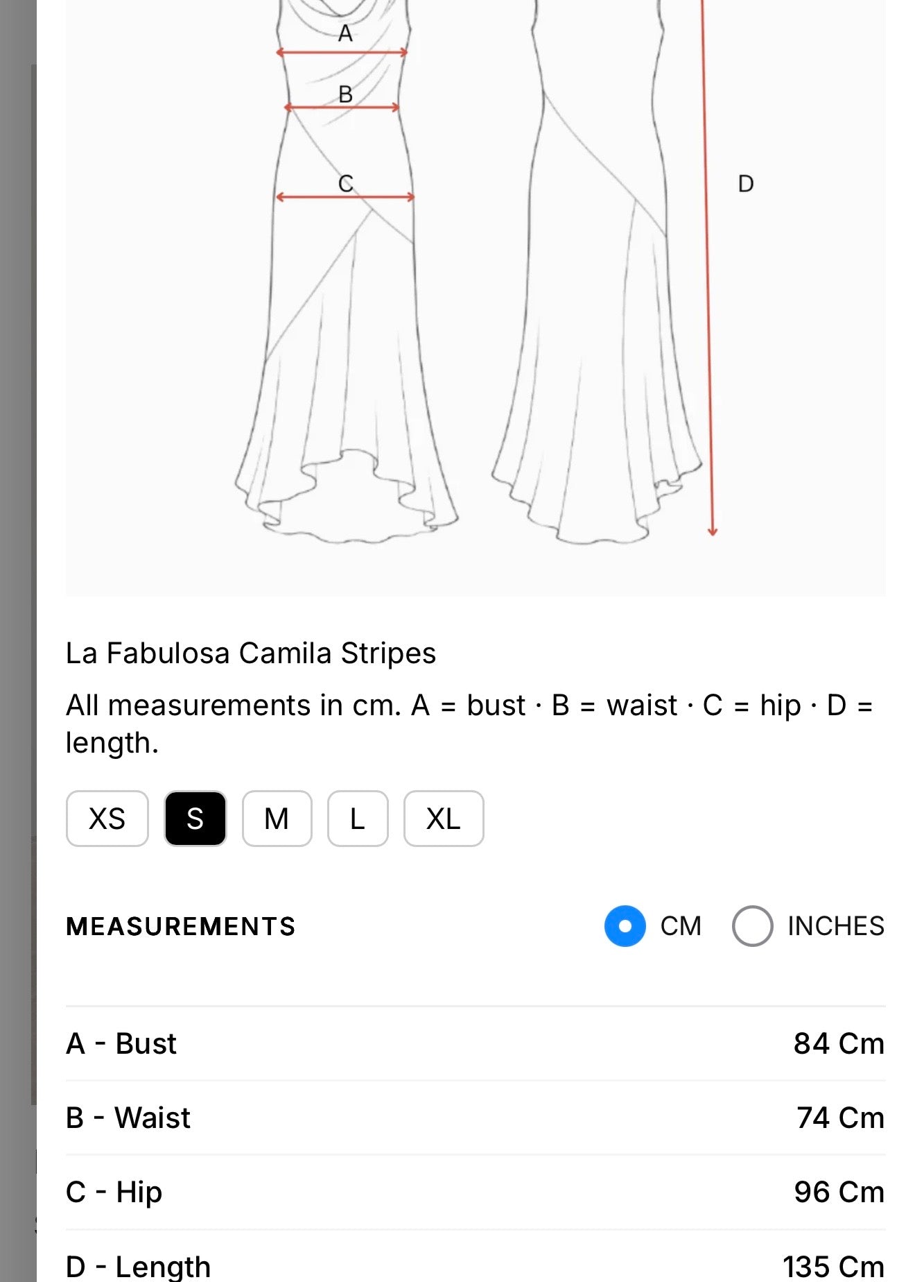 Gaudir La Fabulosa Camila Stripes Dress