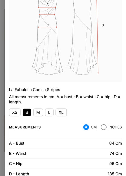 Gaudir La Fabulosa Camila Stripes Dress