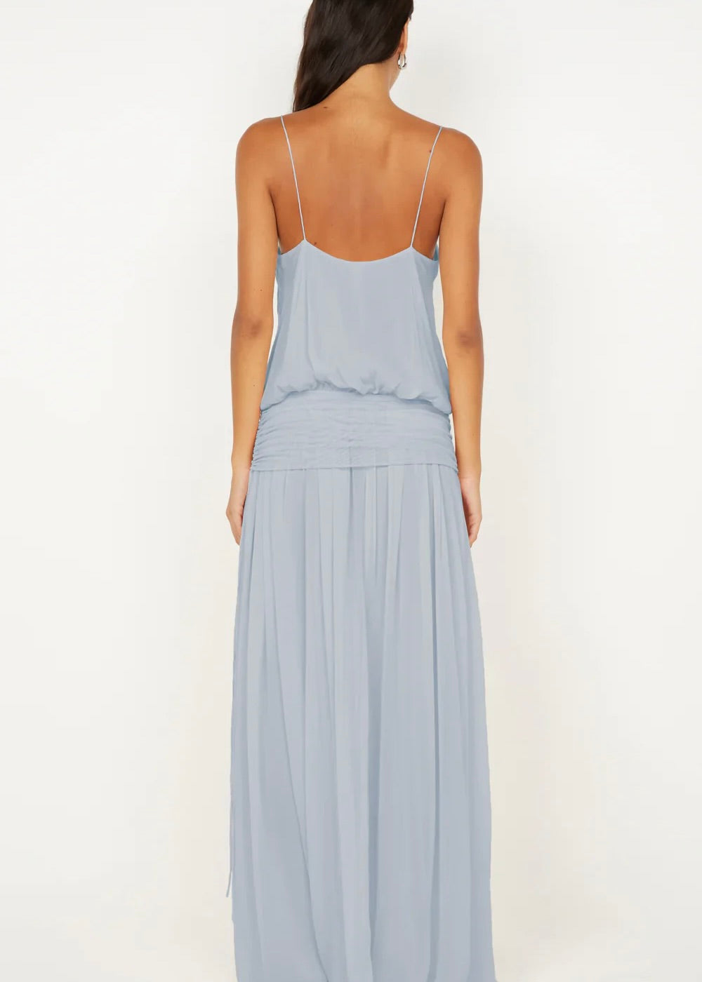 Bec & Bridge Camille Blouson Dress in Blue